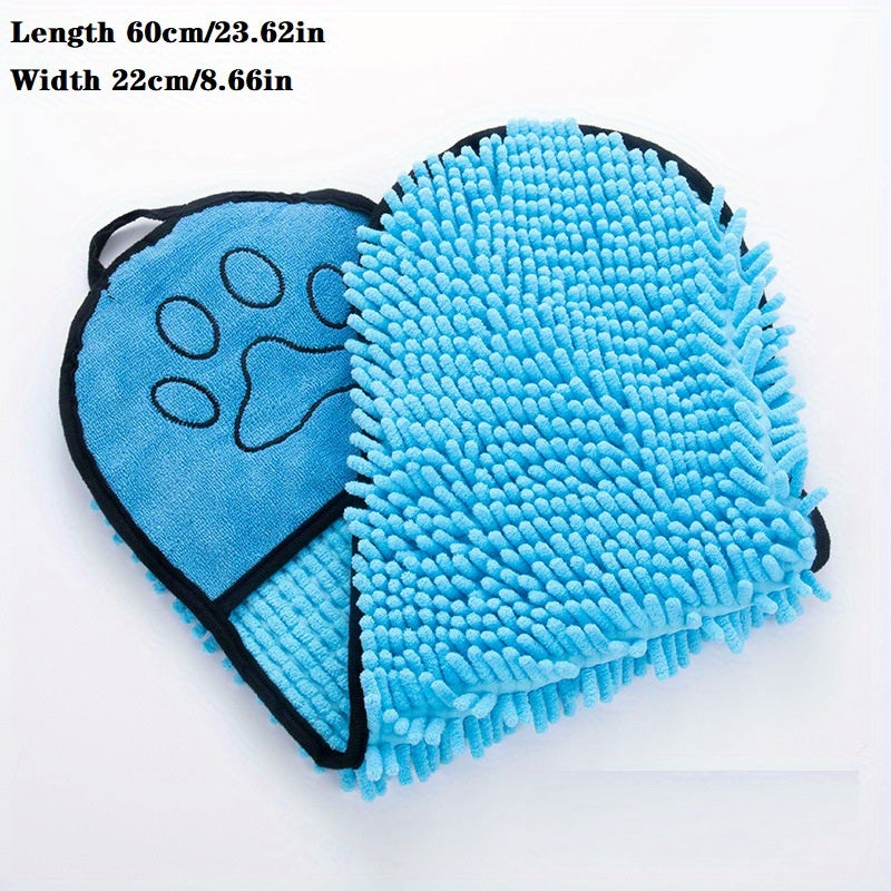 Absorbent Pet Bath Towel Microfiber Quick Dry Cleaning Tool Pet Supplies