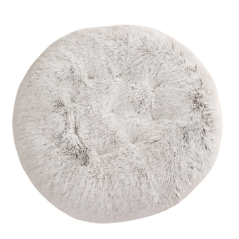 Pet Round Plush Warm Sleeping Bed Mat For Pets