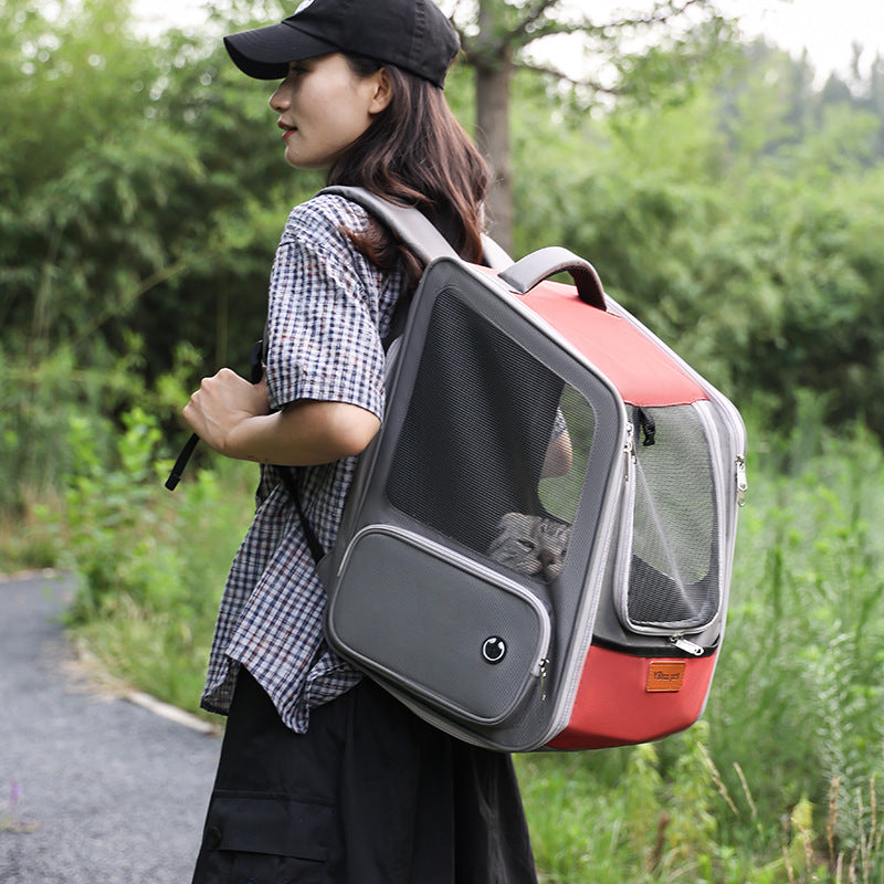 Diaper Bag Portable Pet Backpack Expandable Large Capacity