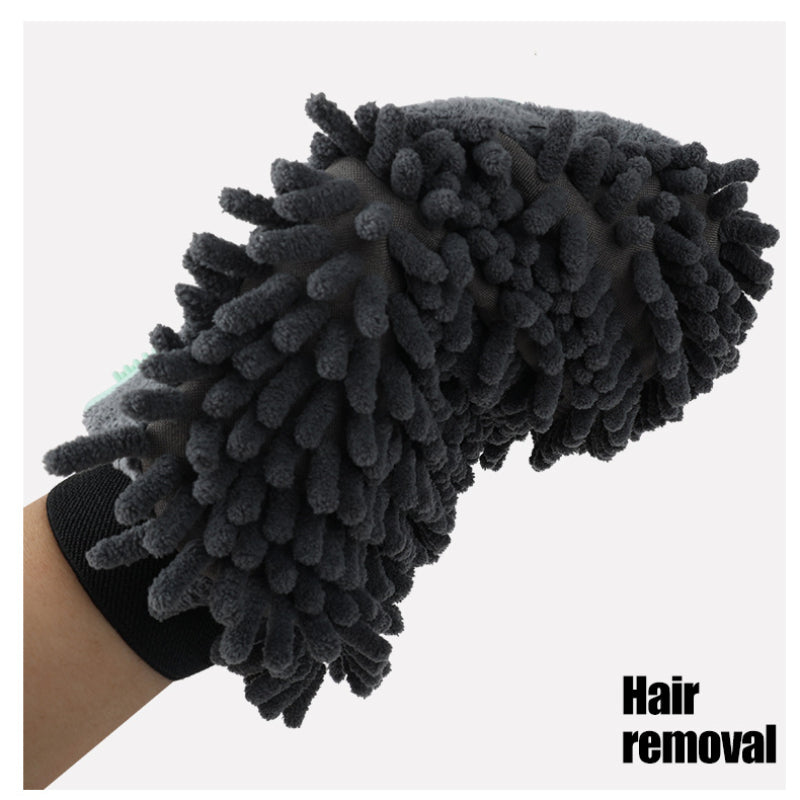2 In 1 Pet Bathing Grooming Glove Massage Cleaning Brush