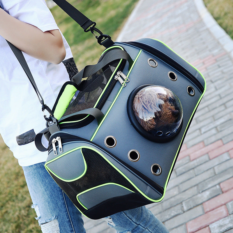Portable Pet Diaper Backpack Travel Carrier Bag