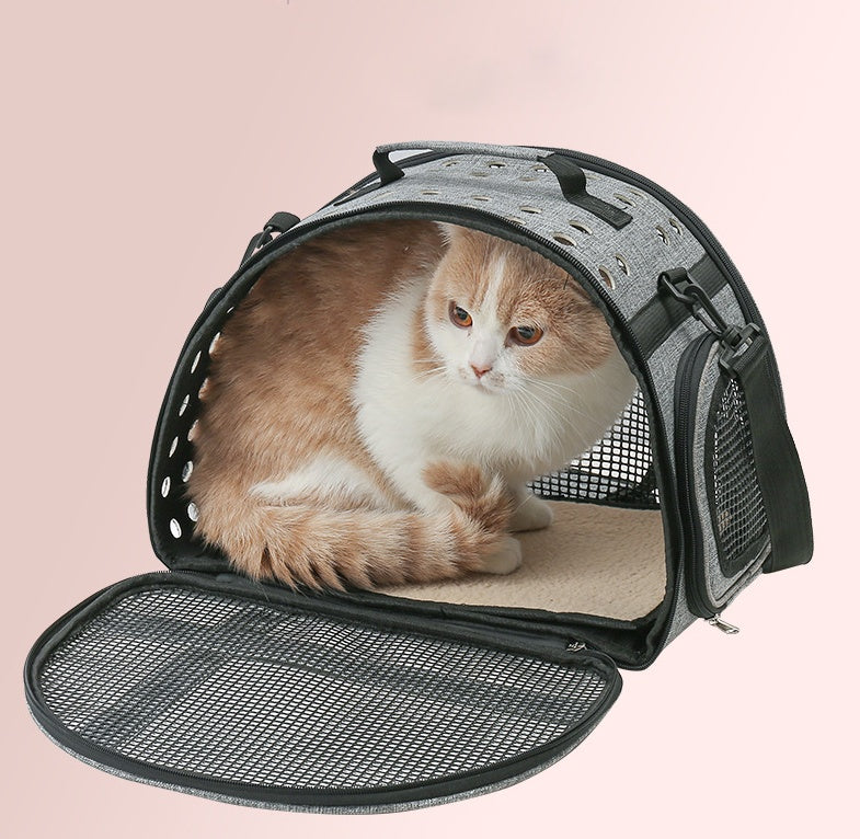 One Shoulder Portable Pet Travel Bag Litter Carrier