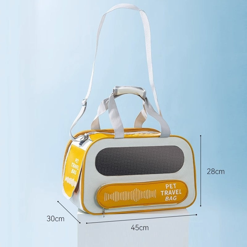 Large Capacity Breathable Pet Backpack Portable Carrier Bag
