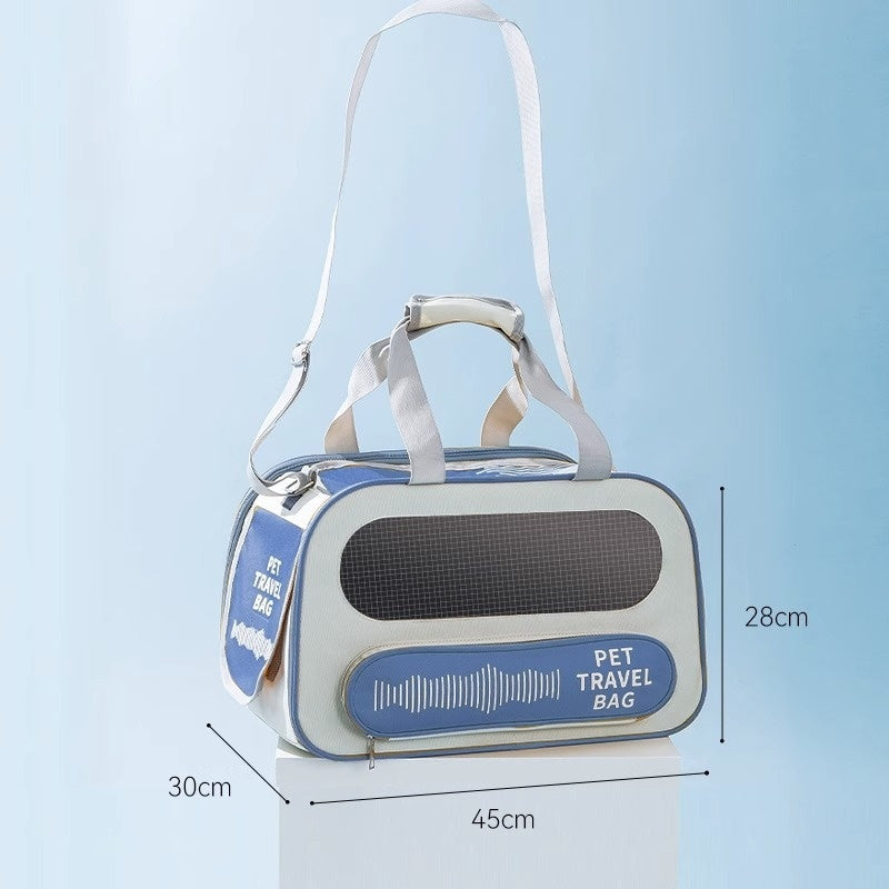Large Capacity Breathable Pet Backpack Portable Carrier Bag