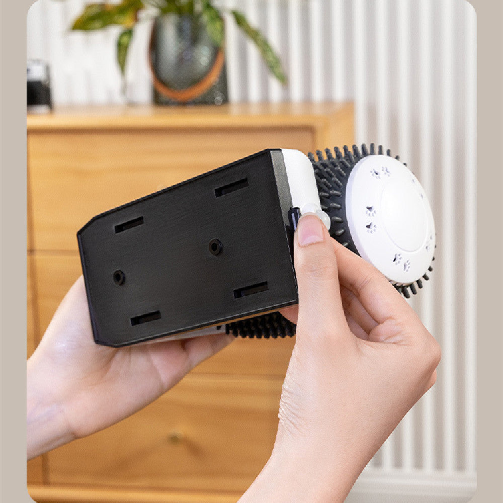 Automatic Pet Corner Self Groomer Wall Brush Scratcher Tool
