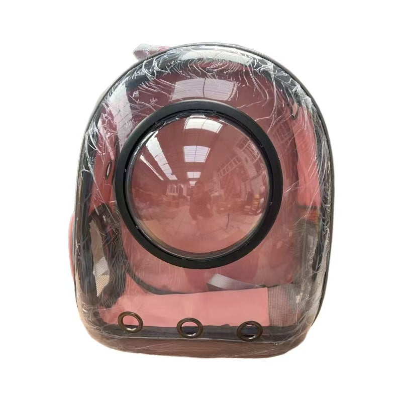 Transparent Skylight Pet Backpack Large Capacity Breathable Carrier
